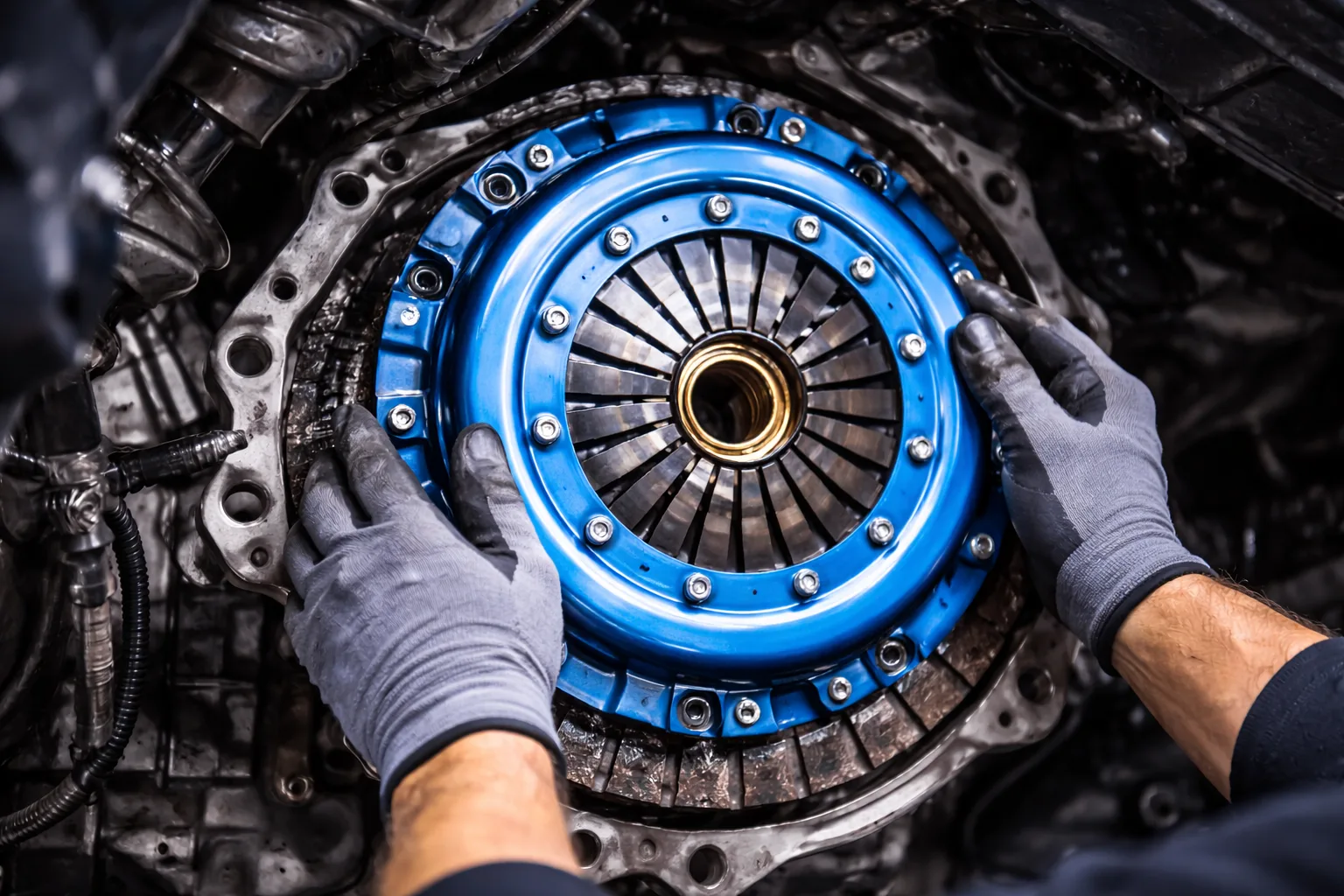 Serviço de embreagem automotiva
